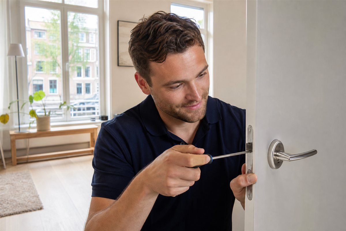 Klusser aan reparatiewerk